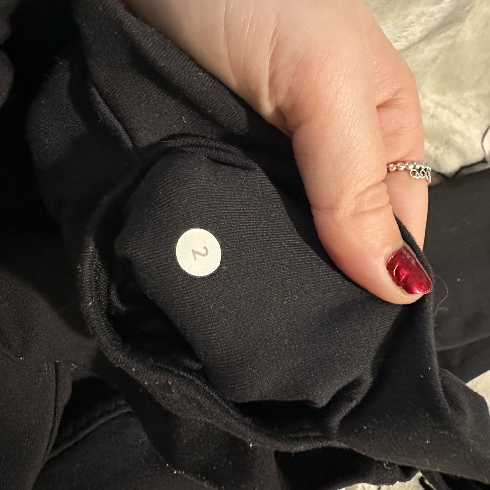 Two pairs of lulu leggings, lulu shorts, lulu sports bra